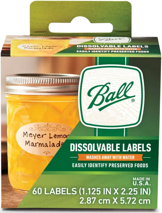 Ball Dissolvable Labels