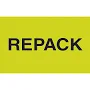 Tape Logic Labels Repack 3" x 5" Fluorescent Green 500/Rolls
