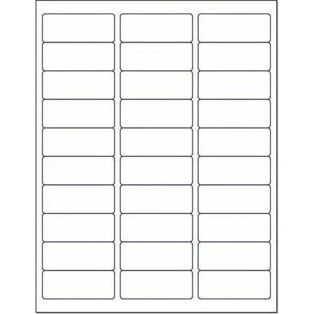 Blank White Permanent Adhesive Labels for Laser/Ink Jet Printer