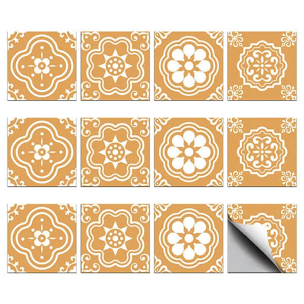 Waterproof PVC Tile Stickers for Kitchen Bathroom Waterprrof Wall Tile