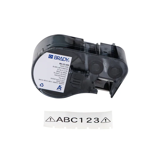 Brady Aggressive Adhesive Multi-Purpose Nylon Labels