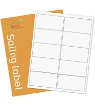 White Blank Self Adhesive A4 210*297mm Custom Size Barcode Sticker Printing Ther