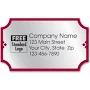 Imprinted Silver Foil Labels