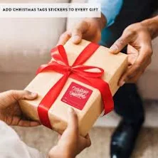 40ct Red/ White Merry Christmas To/From