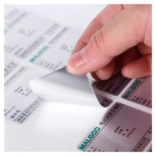 Silver Metallic Foil Custom Printe…