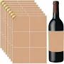 20 Sheets 120pcs Wine Bottle Paper Labels