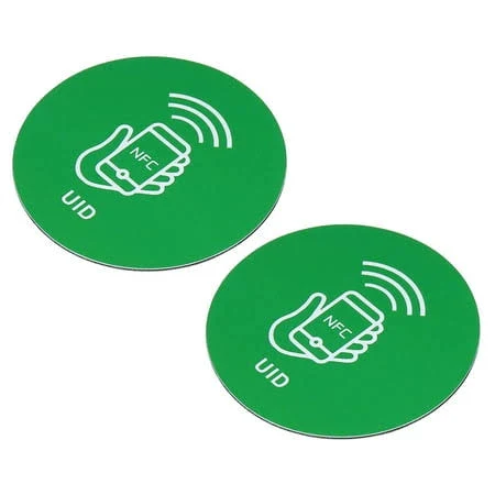 Uxcell UID 13.56MHz Rewritable Back Adhesive NFC Tags Stickers Rfid Label