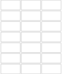 Custom Printed Stickers Full Color 2000 Labels Rectangle 1.25