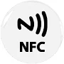 NFC Smart Sticker NTAG213 – Epoxy, self-adhesive, metal compatible | Taggytech - NFC010