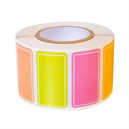 Colored Labels Stickers Loetky Removable Rectangle Moving Labels