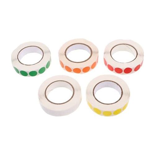 Ctirchiu 5 Rolls Round Colored D…