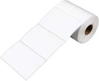 Adhesive Name Tag Stickers, 500 Blank Labels, 3.5" X 2.25" Roll, White