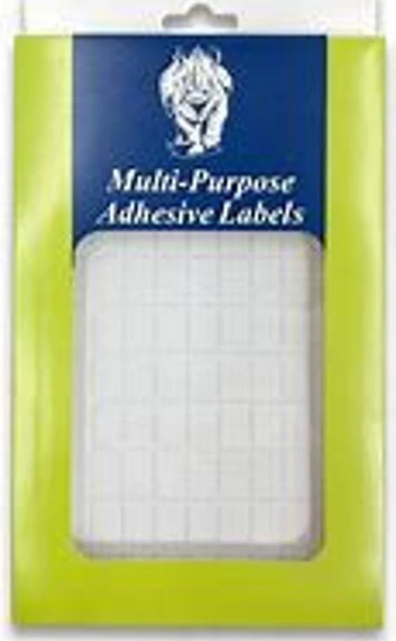 White Plain Self-Adhesive Labels