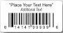 Quantity 1000 - 3'' x 1.5'' Paper UPC Barcode Labels & Stickers