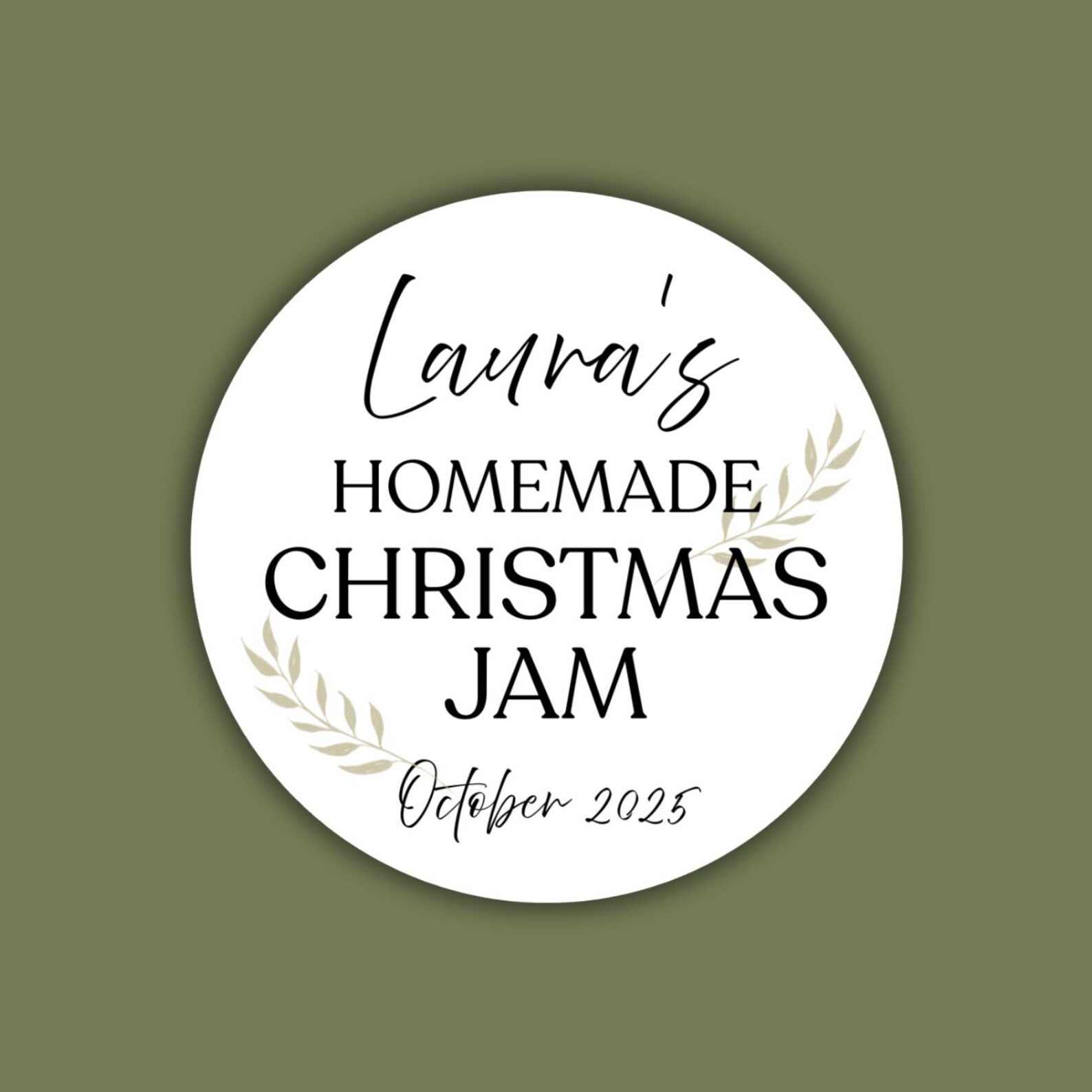35 Jam Jar Labels, Personalised Jam Stickers, Chutney Labelling Stickers, for homemade Jam, Chutney, Christmas and more