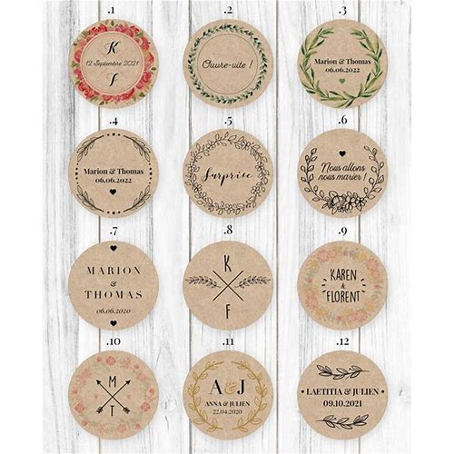 Personalized Kraft Self-Adhesive …