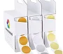 1" Gold, Silver & Bronze Dot Sticker Variety Kit