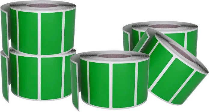 Royal Green Color-Coding Stickers Labels
