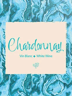 Chardonnay Wine Labels 30 ct