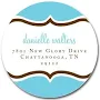 Prints Charming Address Labels - Retro Floral