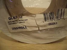 Red Inventory Labels