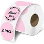 Sjpack 2 inch Pink Direct Thermal Labels