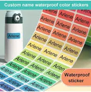 Personalized Printed Water Bottle Labels - Eucalyptus Leaves