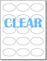 Crystal Clear Labels 1 7/16" x2 3/8