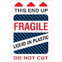 Plastic Labels | 500/Roll | 4x6"