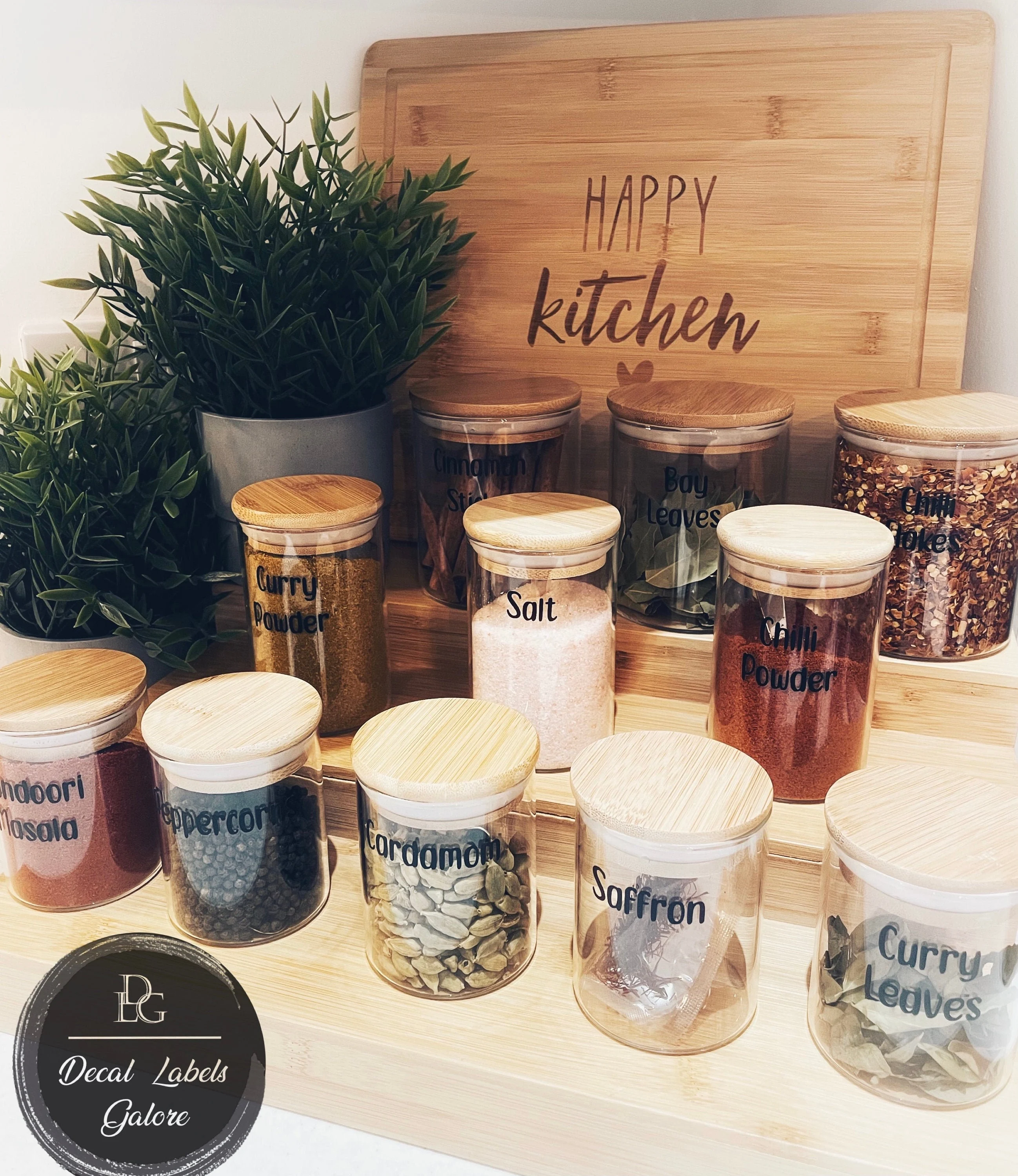 Spice Jar Labels, Food Storage Labels, Herb Labels, Pantry Labels, Personalised Labels, Spice Jar Stickers, Kitchen Label, Customised Labels