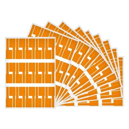 10 Pcs Cable Labels, Tear Resistant Self-Adhesive Cable Tags, Waterproof Wire Cord Label Cable Stickers for Marking & Organizing Cables in Office, 