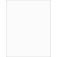 Tape Logic 8 1/2 x 11" Clear Rectangle Laser Labels LL224CL