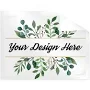 50 Muka Personalized Labels, Design Your Custom Stickers With Your Image Photo Text Or Logo, Full Color Printing, Pr - Rectangle/Clear, 1"x5" - Sample