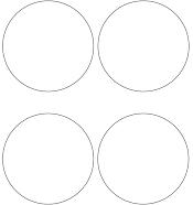 Tape Logic 4" White Circle Laser Labels LL148