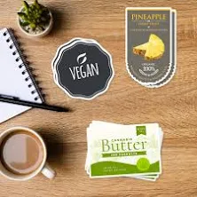 Custom Product and Label Stickers 5 Inches / 100 Stickers / Matte