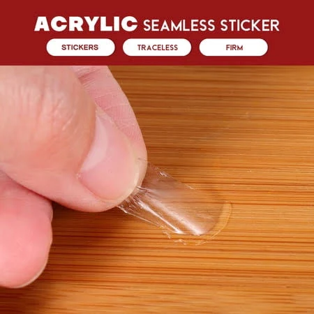 Reoflyup 300-Pack Clear Double-Sided Adhesive Dot Stickers