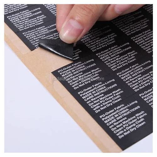 Custom Self Adhesive Fabric Stic…