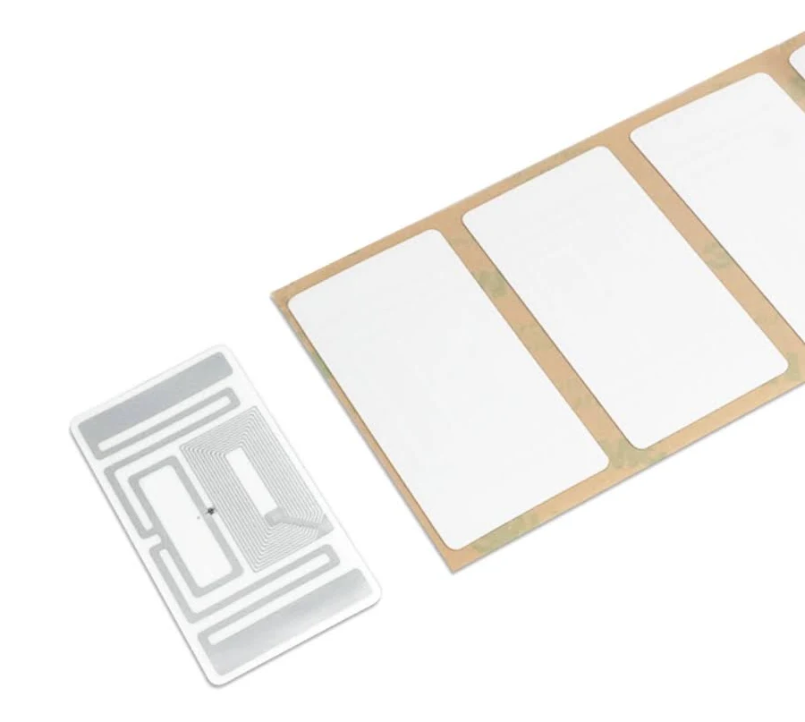 HF&UHF RFID+NFC Label - PET+3M Adhesives - EM4425 - 63×33 mm