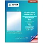 Premium Label Supply Full Sheet Glossy White Labels 8.5 inch x 11 inch Laser Printers Only 10 Sheets - Letter Size