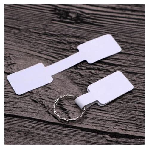 White Rectangle Jewelry Blank La…