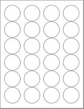 Laser / Ink Jet White Labels 1.66