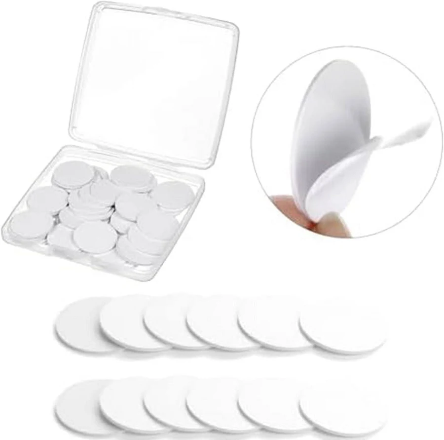 Senlleo 60Pcs NFC TagsNtag 215 NFC Sticker Chip Round NFC Tag Rewritable NFC Card Sticky Back NFC Enabled Cell Phone Device