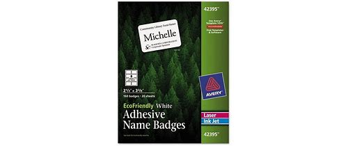 Ecofriendly Adhesive Name Badg…