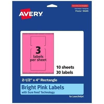 Avery Printable Rectangle Labels
