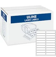 Uline 4x1" Laser Labels Bulk Pack