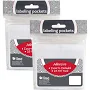 2ct C-Line Self Adhesive Labeling Pockets with Inserts, 25 Per Pack, 2 Packs