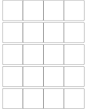 2 x 2 Square White Water-resistant Polyester Printed Label Sheet