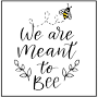 2 oz. Honey Bear Labels - We Are Meant To Bee 80 ct.
