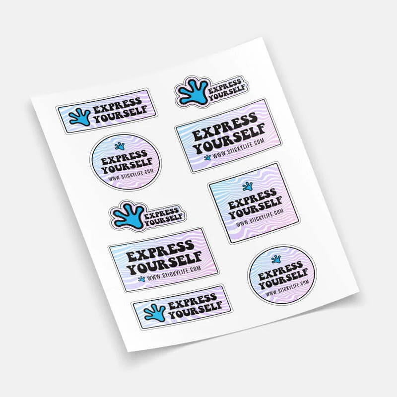 Custom Sticker Sheets - 3.75x5 in - 1 qty - StickyLife