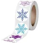 Moocorvic 500pcs Christmas Self Adhesive Sticker Labels